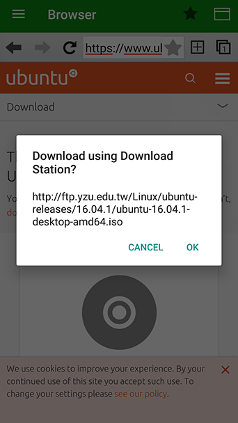 Download files on the go